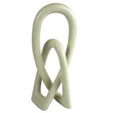 Natural Soapstone 10-inch Lover's Knot - Smolart